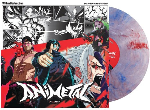Within Destruction - Animetal [Explicit Content] (Clear/ Red/ White & Blue Marble) - Vinyl