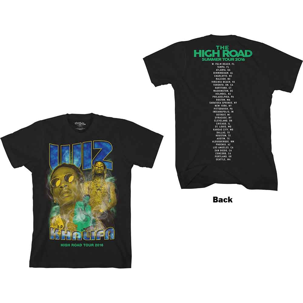 Wiz Khalifa - 90's - T-Shirt Black