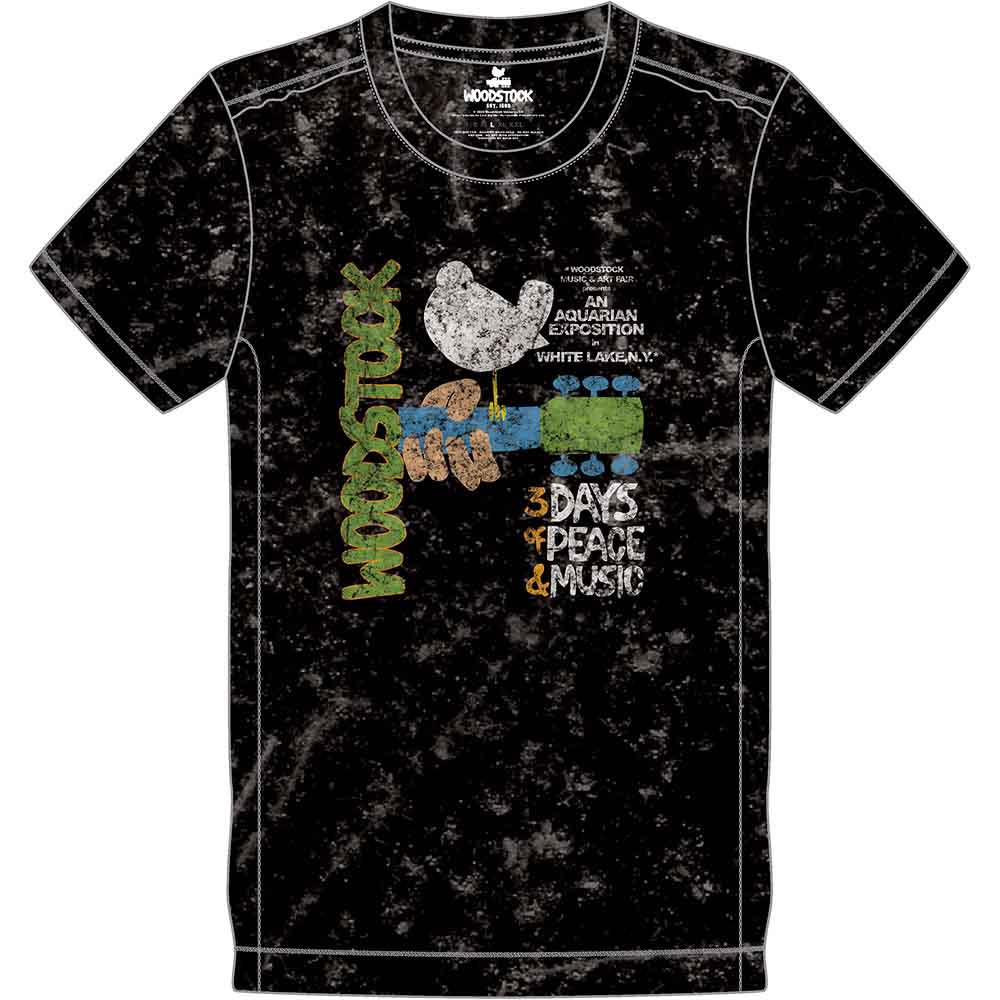 Woodstock - Poster - T-Shirt Black