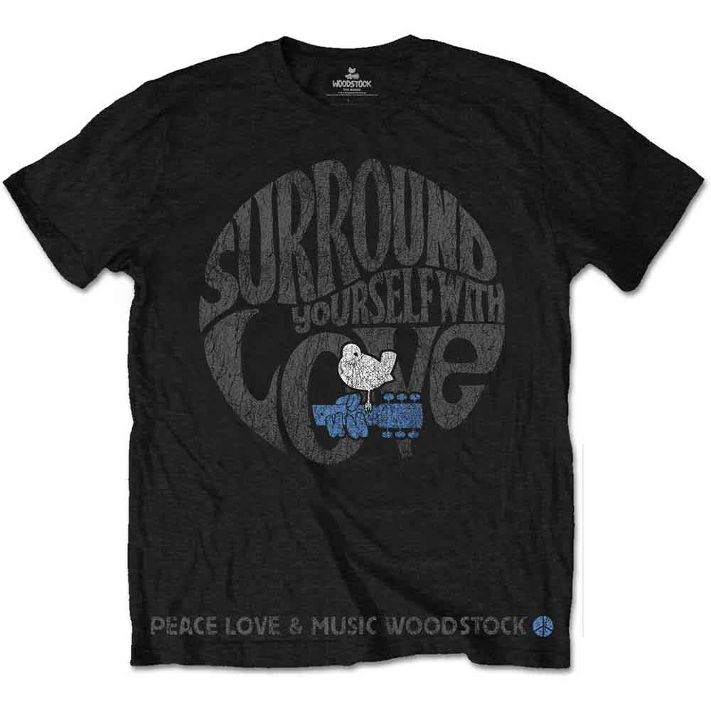Woodstock - Surround Yourself - T-Shirt Black