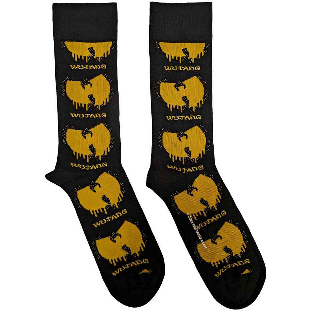 Wu-tang Clan - Dripping Logo - Socks Black