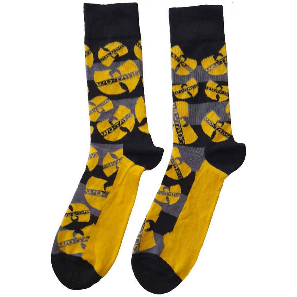 Wu-tang Clan - Logos Yellow - Socks Black, Yellow, Grey