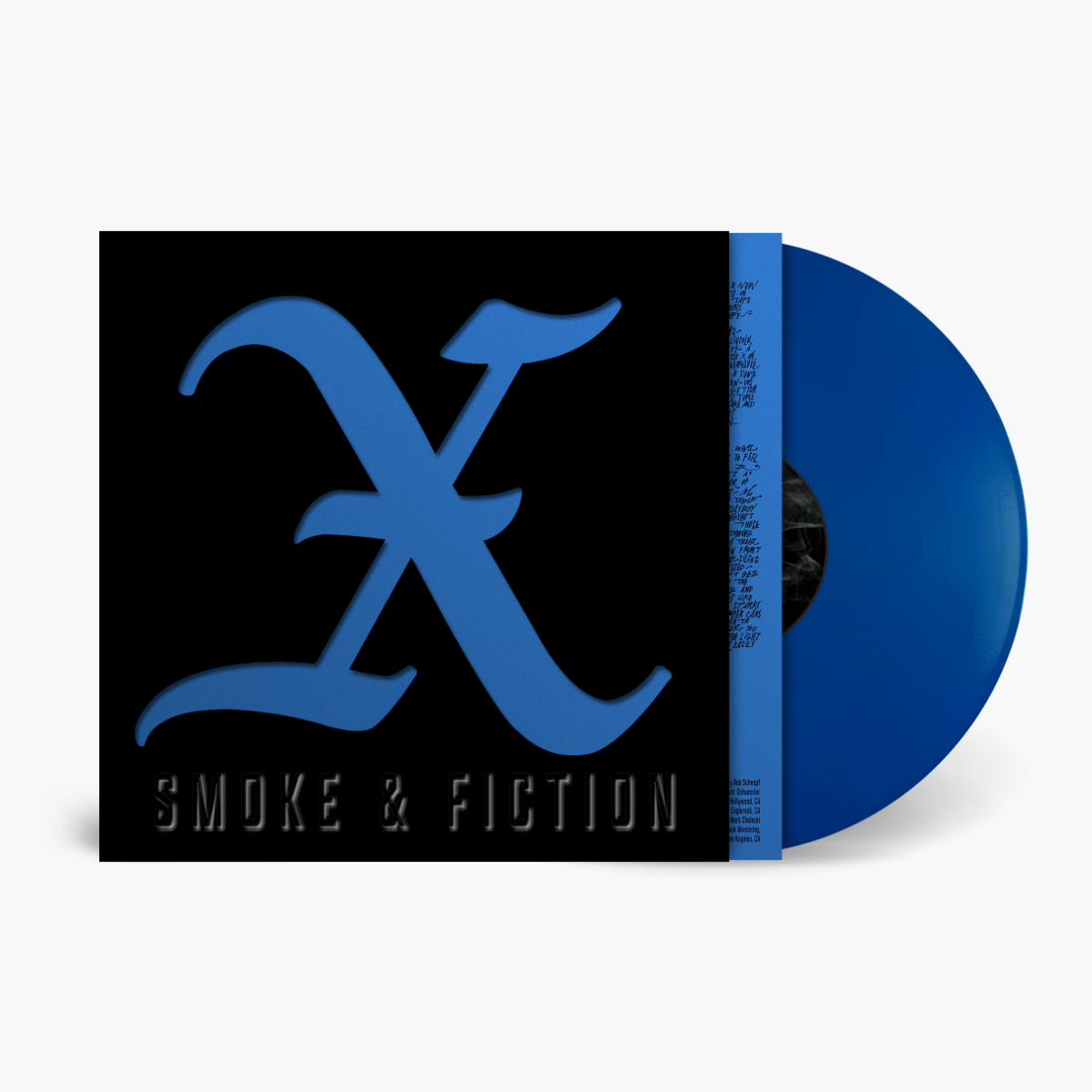 X - Smoke & Fiction (Indie Exclusive, Colored Vinyl, Blue) - Vinyl