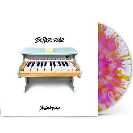 Yellowcard - Better Days [Explicit Content] (Indie Exclusive, Pink & Yellow Splatter Colored Vinyl, Poster) - Vinyl