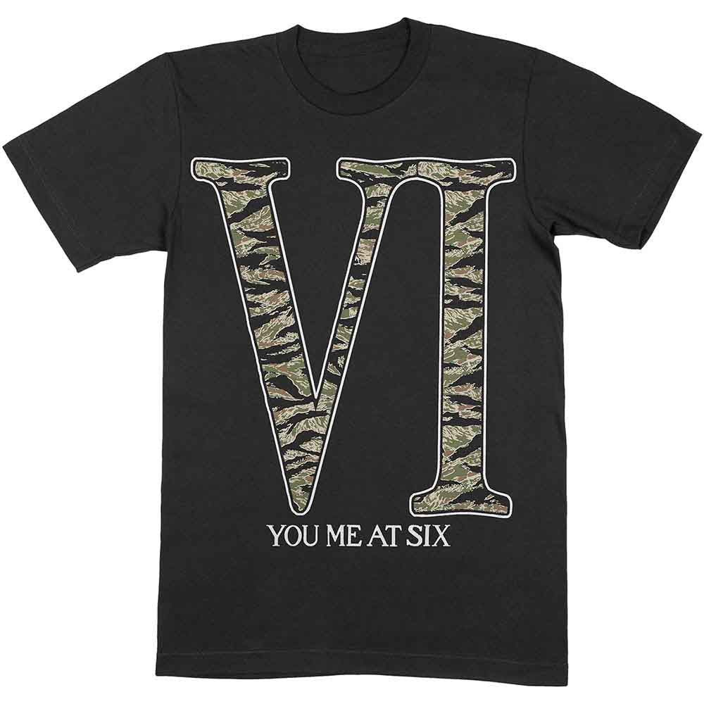 You Me At Six - Camo VI - T-Shirt Black