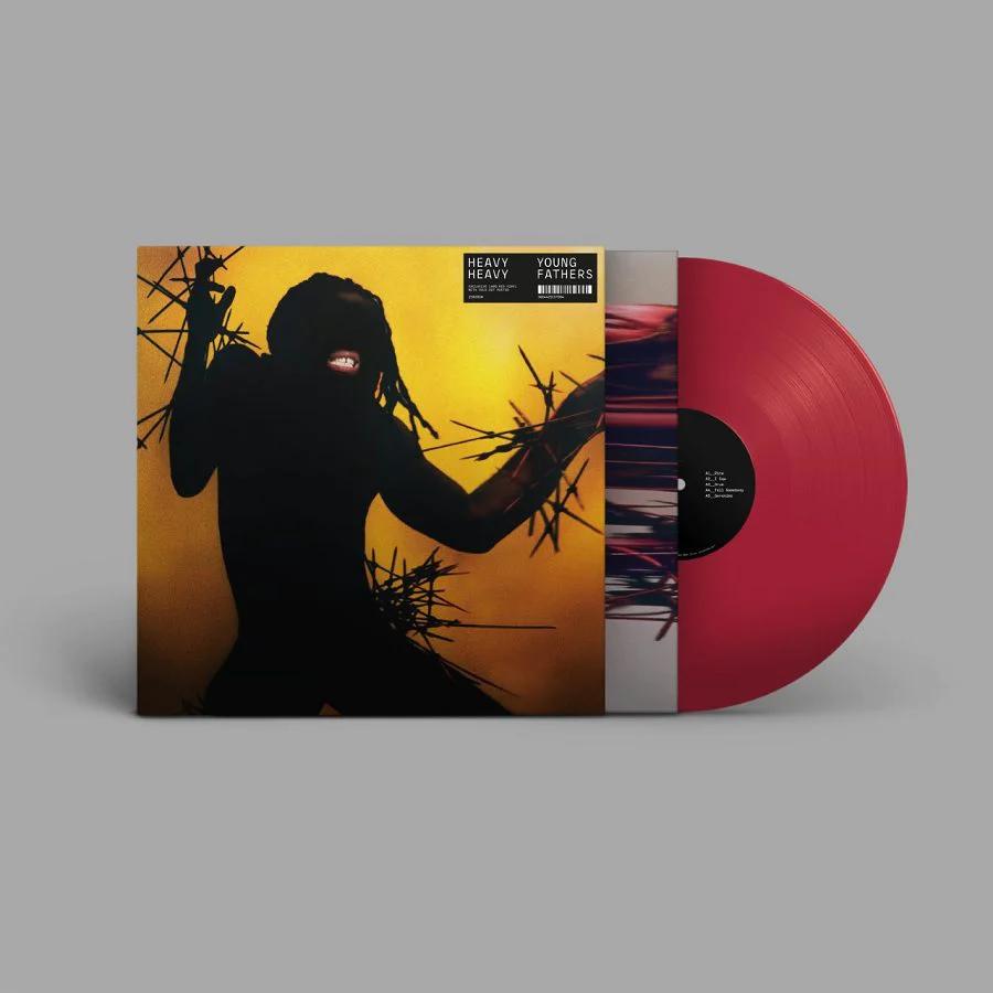Young Fathers - Heavy Heavy (Indie Exclusive, Colored Vinyl, Red, 140 Gram Vinyl, Poster) - Vinyl