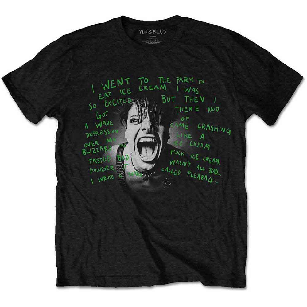 YUNGBLUD - Lyric Photo - T-Shirt Black
