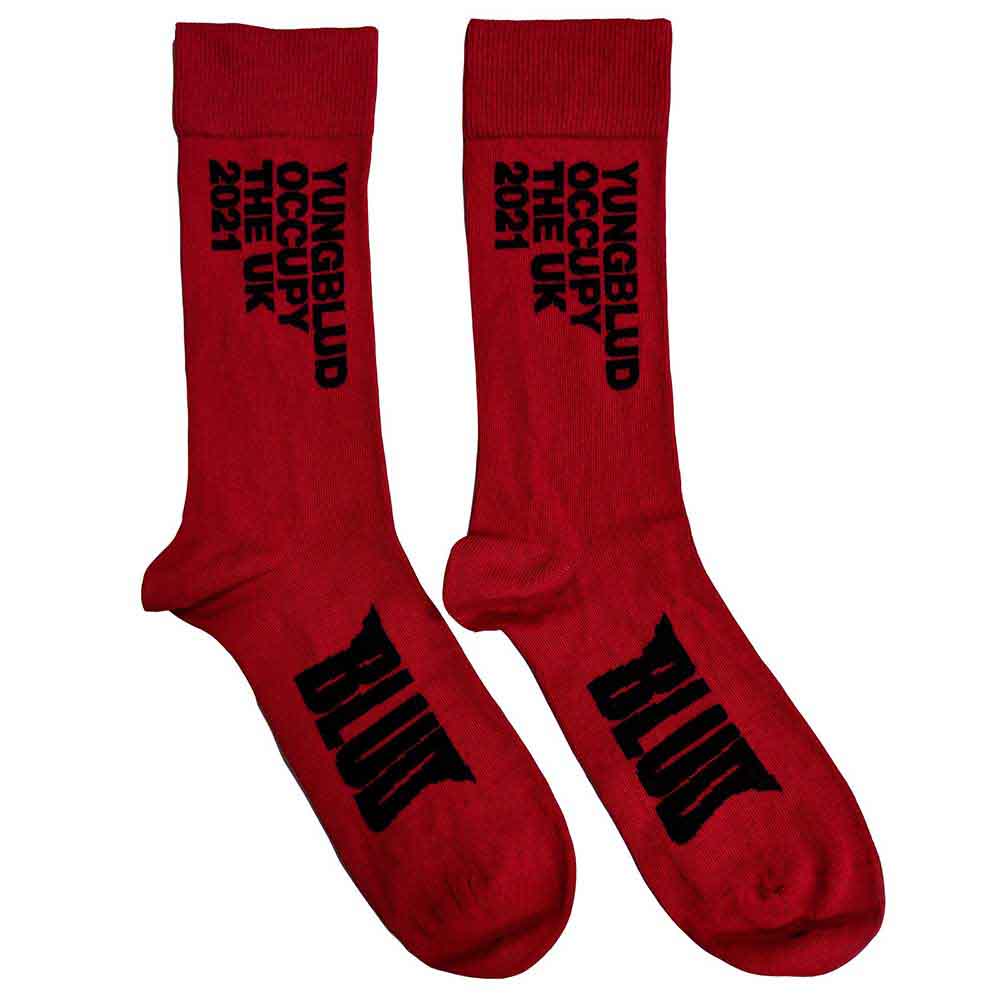 YUNGBLUD - Occupy the UK - Socks Red