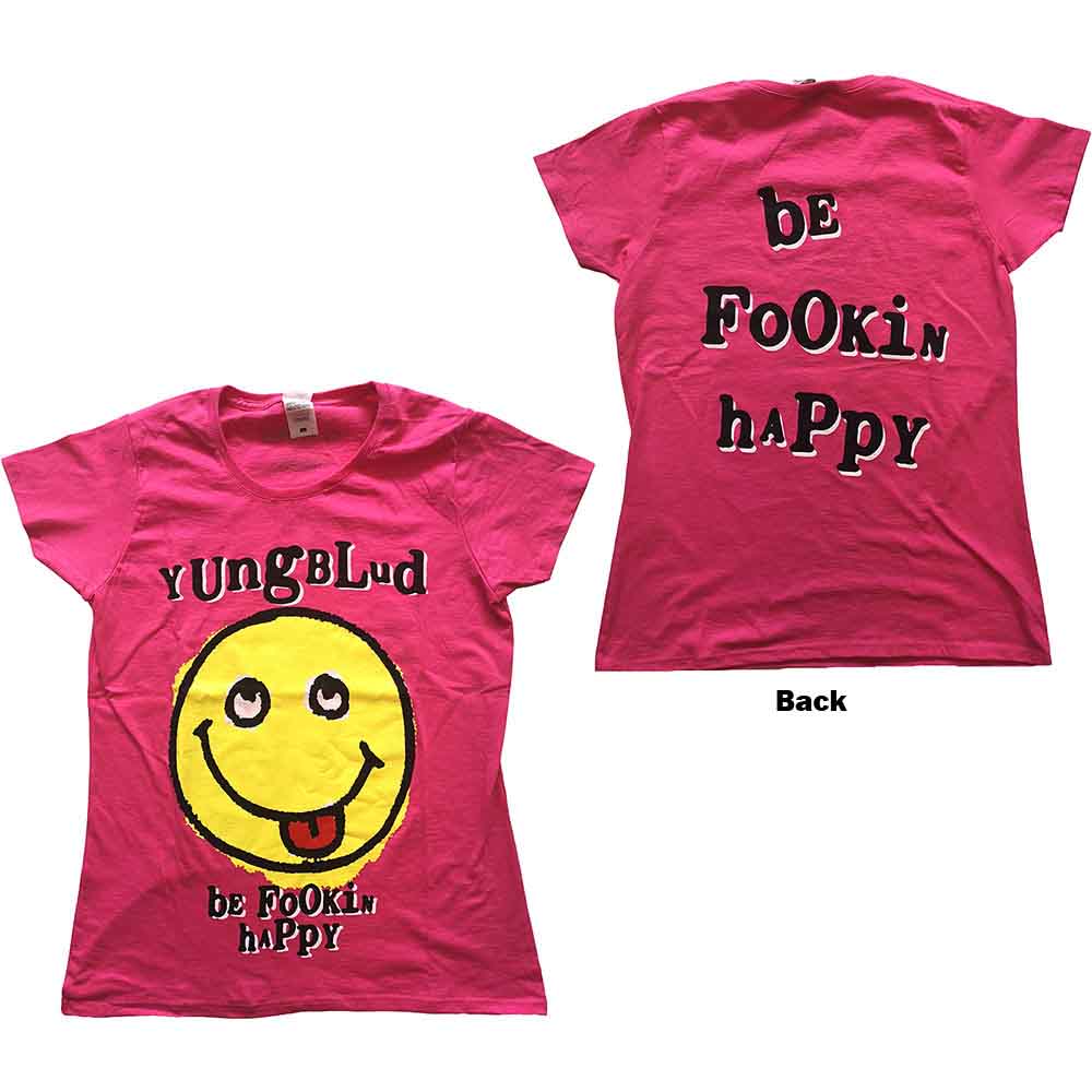 YUNGBLUD - Raver Smile - T-Shirt Pink