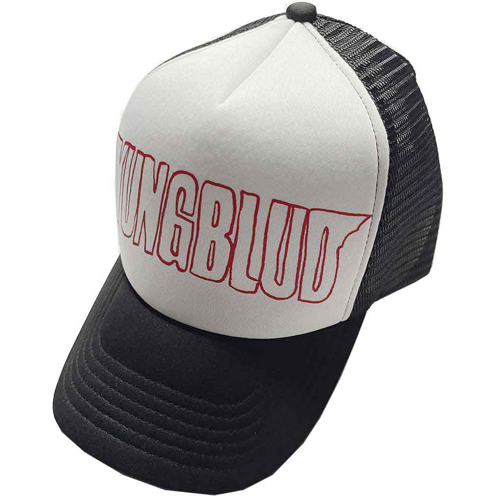 YUNGBLUD - Red Logo Outline - Hat Black