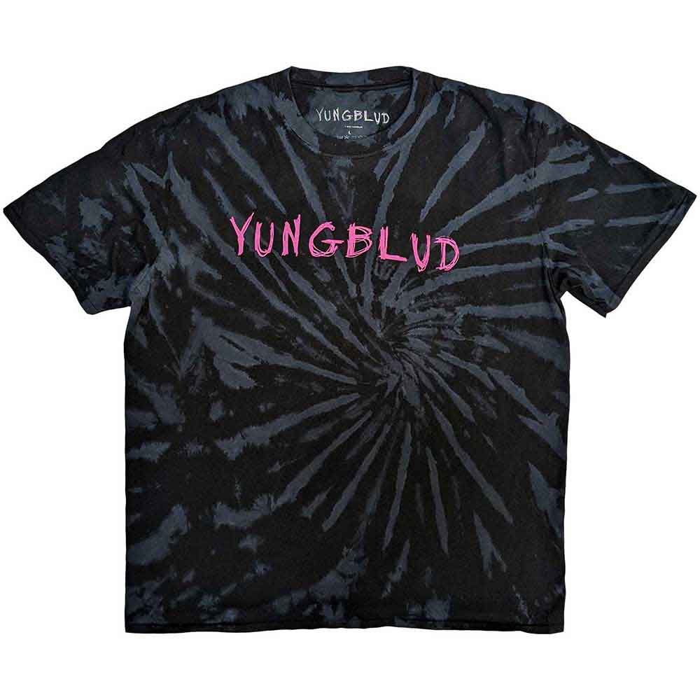 YUNGBLUD - Scratch Logo - T-Shirt Black