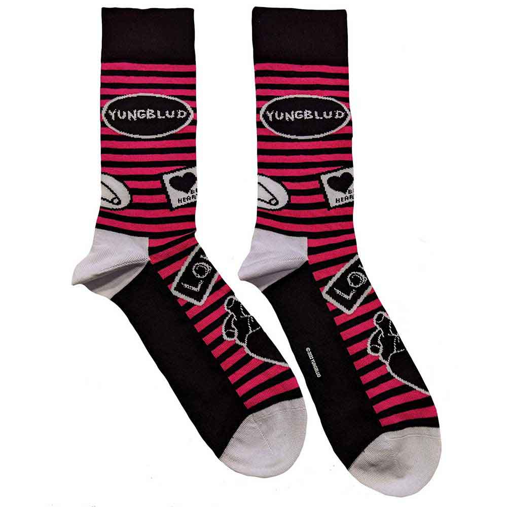 YUNGBLUD - Symbols - Socks Black