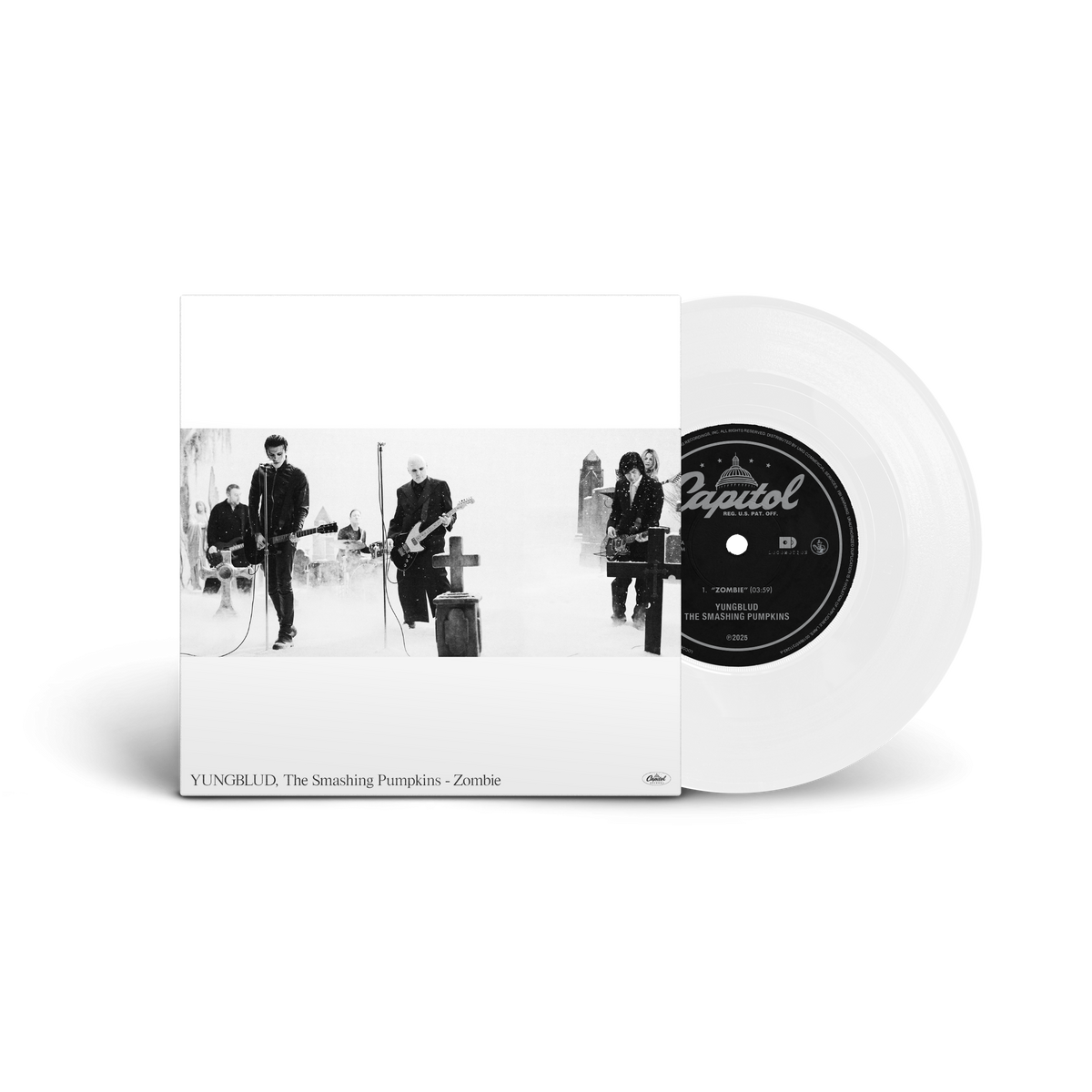 Yungblud/The Smashing Pumpkins - Zombie [White 7" Single] - Vinyl